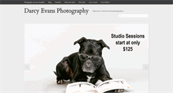 Desktop Screenshot of darcyevansphotography.com